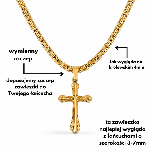 Grace Cross Pendant Gold