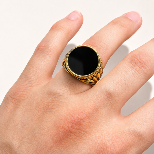 Nox Gold Signet Ring