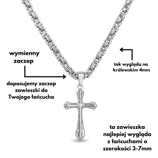 Grace Cross Pendant White Gold