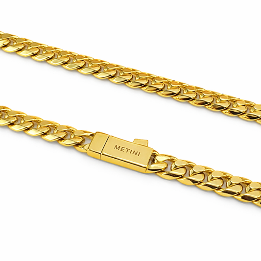 Gold Cuban Chain - 8mm