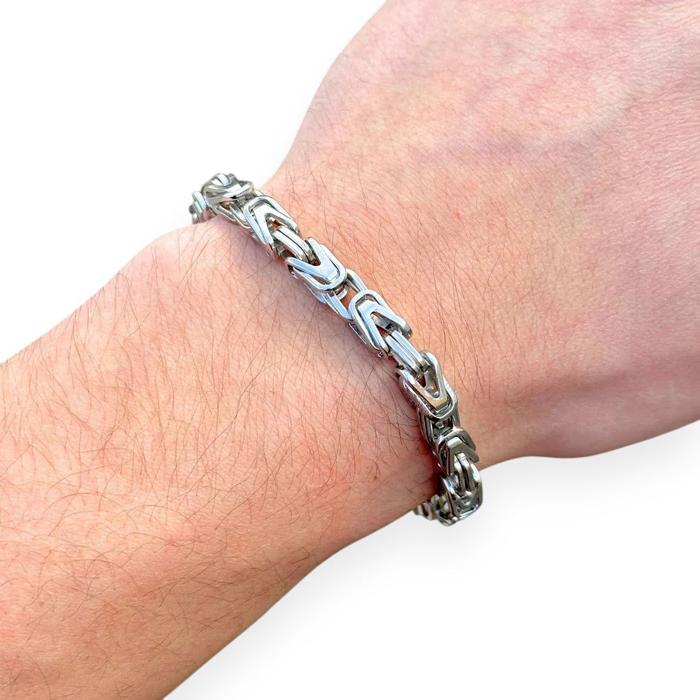 White Gold Imperial Bracelet - 6mm