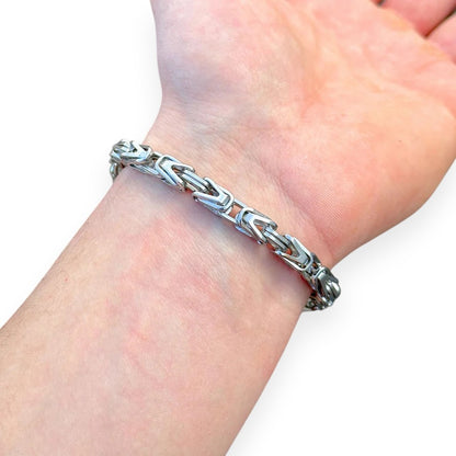White Gold Imperial Bracelet - 6mm