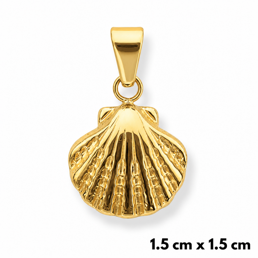 Shell Pendant Gold