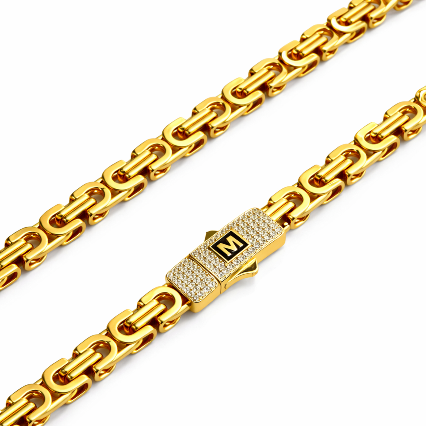 Gold Noble Chain - 8mm