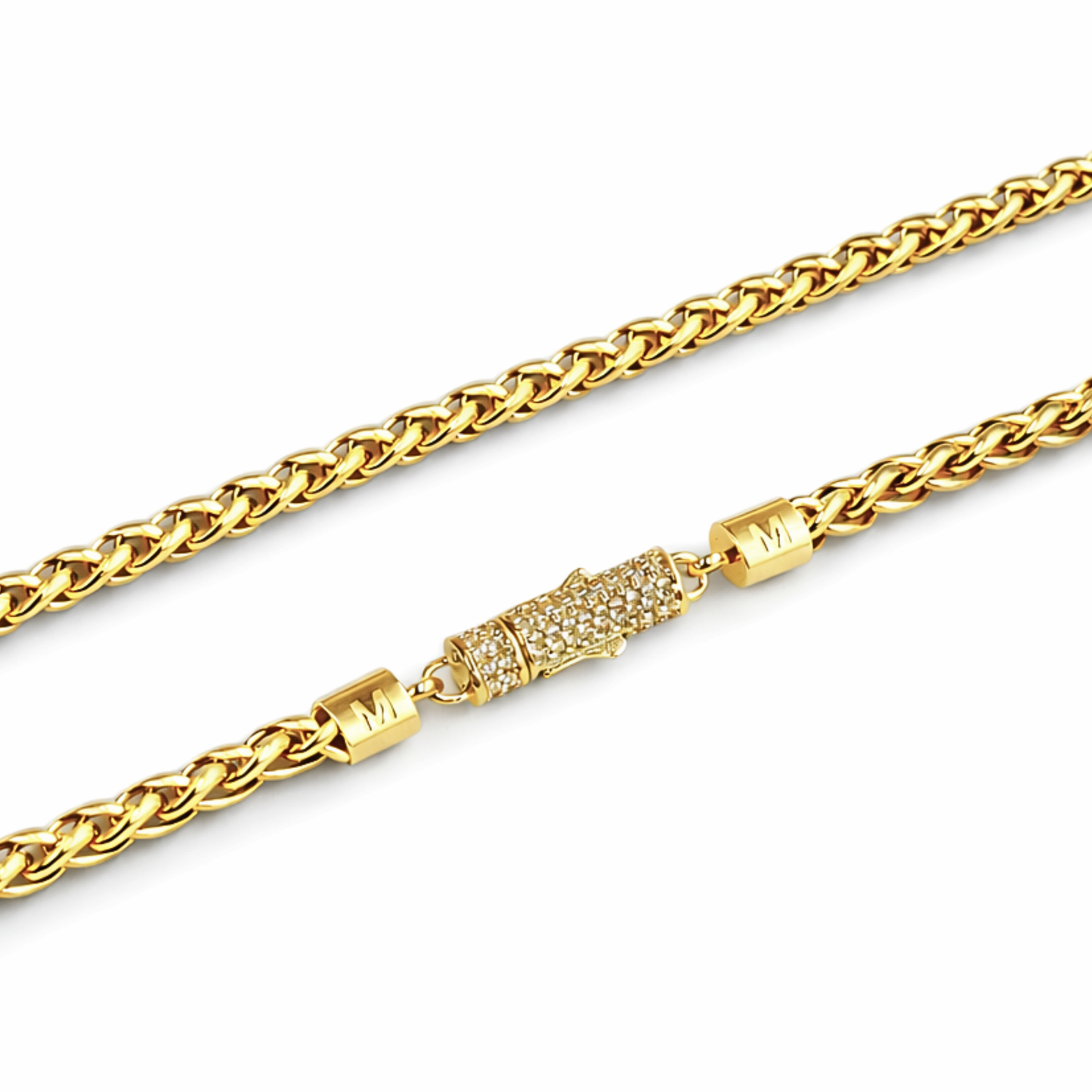 Women's Gold Wheat Chain - 6mm