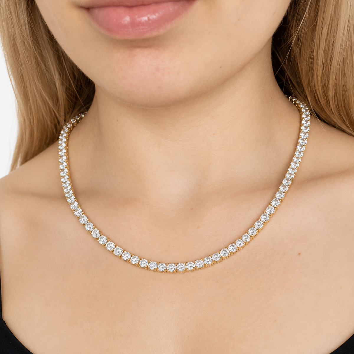 Women's Gold Tennis Chain - 5mm