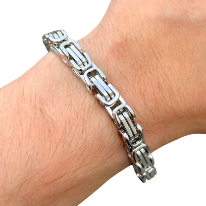 White Gold Royal Bracelet - 8mm