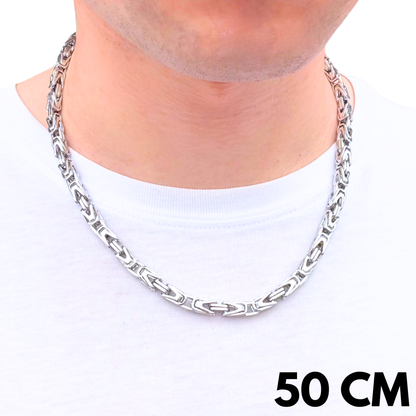 White Gold Imperial Chain - 6mm