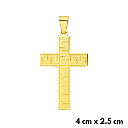 Ancient Cross Pendant Gold