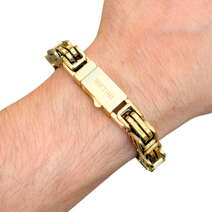 Gold Royal Bracelet - 12mm