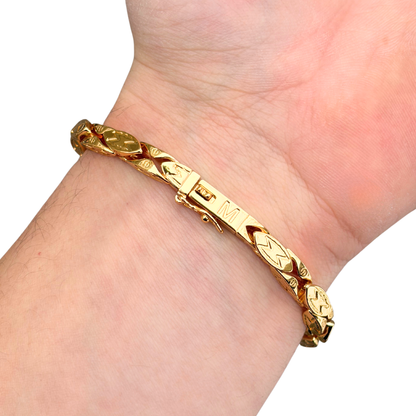 Gold Magnate Bracelet - 5mm