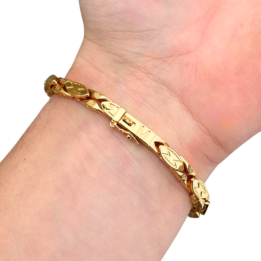 Gold Magnate Bracelet - 5mm