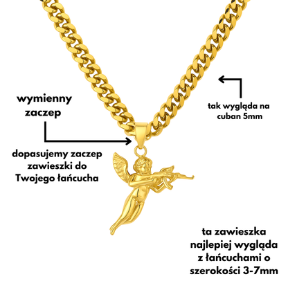 Angel Pendant Gold