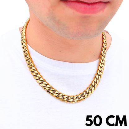 Gold Cuban Chain - 12mm