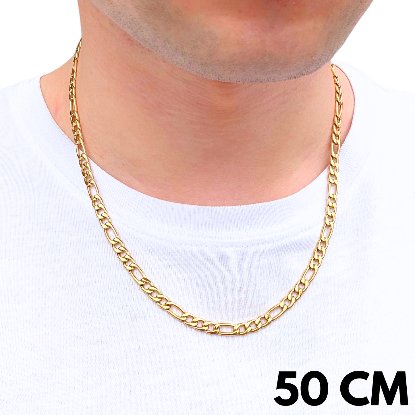Gold Figaro Chain - 5mm