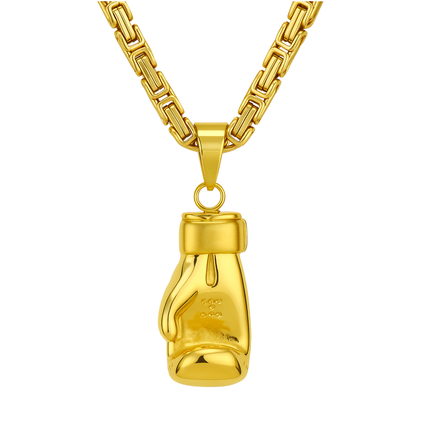 Boxing Glove Pendant Gold