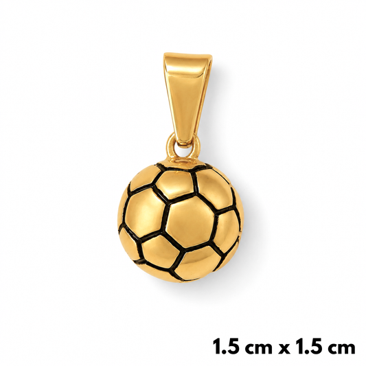 Football Pendant Gold