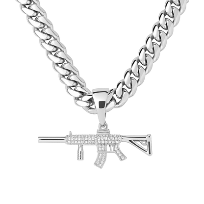 M4 Pendant White Gold