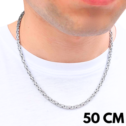 White Gold Royal Chain - 4mm