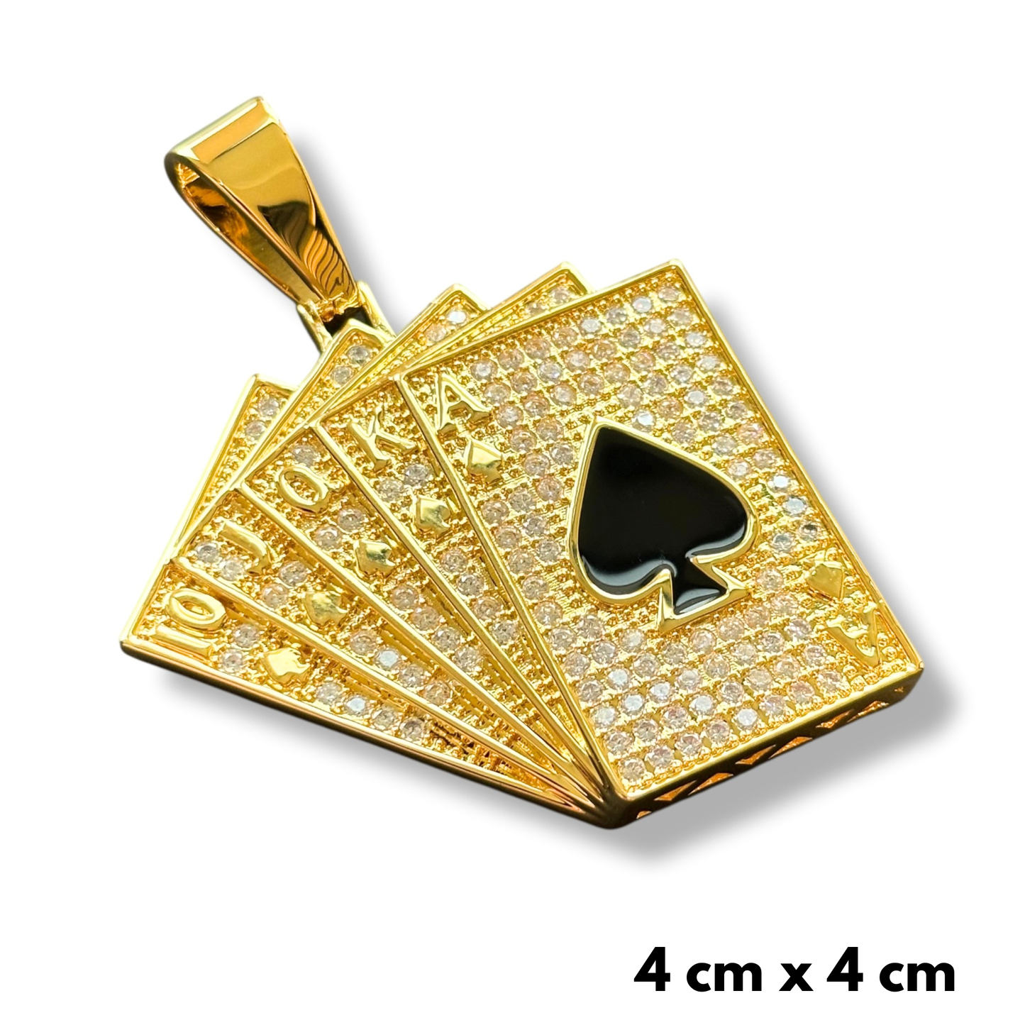 Poker Pendant Gold