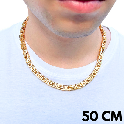 Gold Noble Chain - 8mm