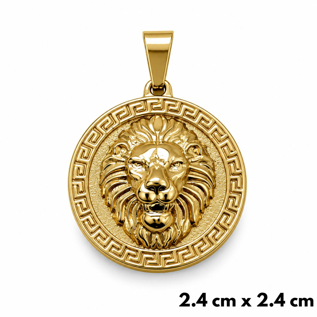 Greek Lion Pendant Gold
