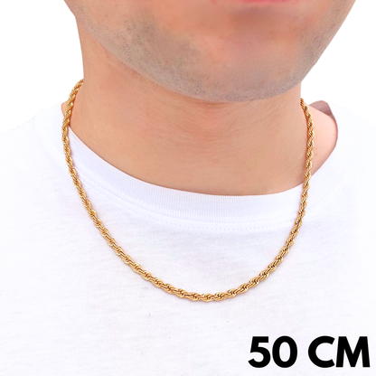 Gold Rope Chain - 4mm
