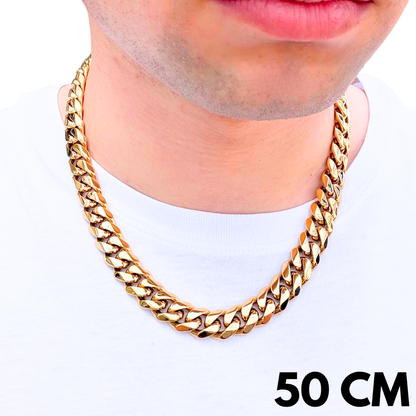 Gold Cuban Chain - 14mm
