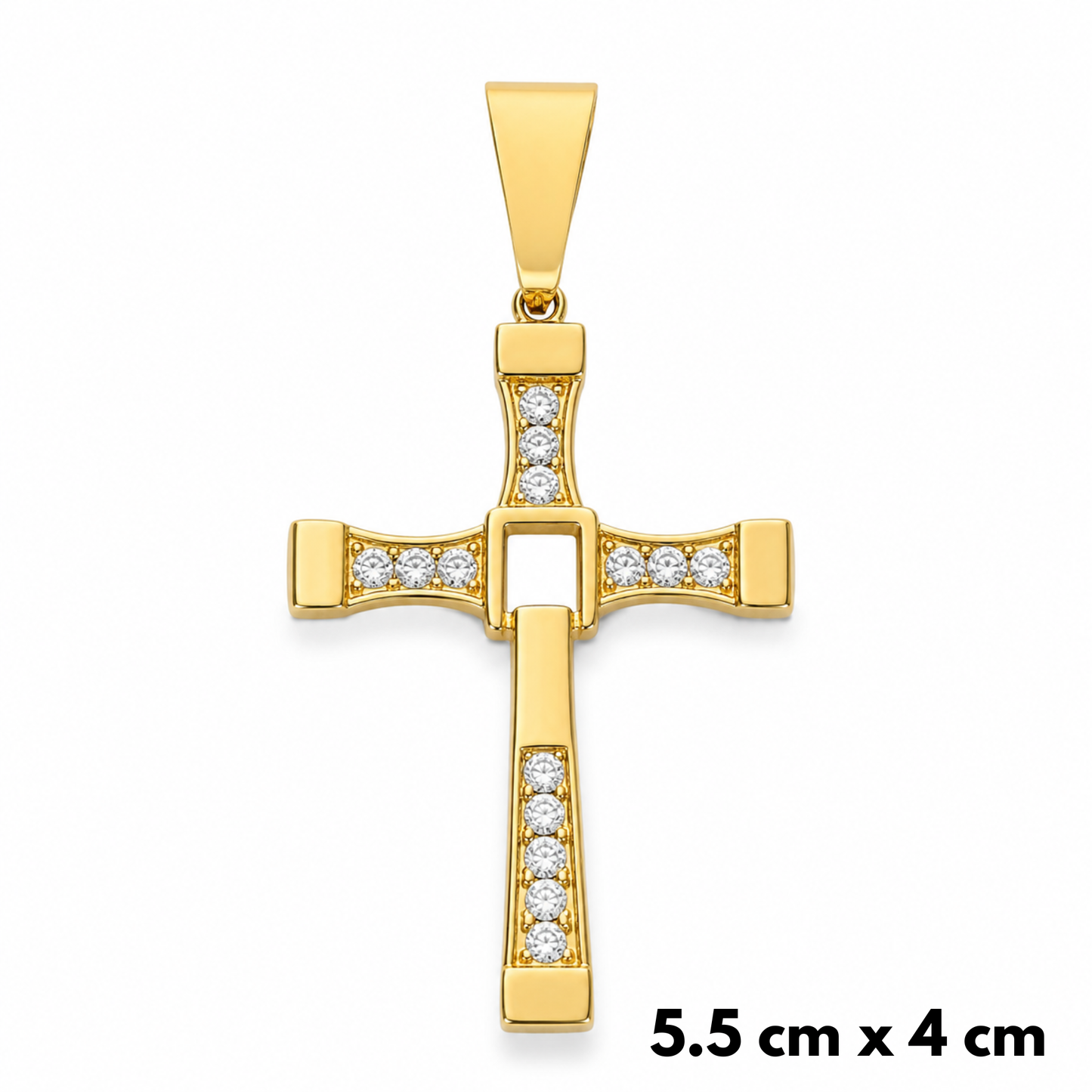Classic Cross Pendant Gold