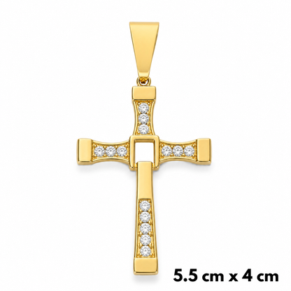 Classic Cross Pendant Gold
