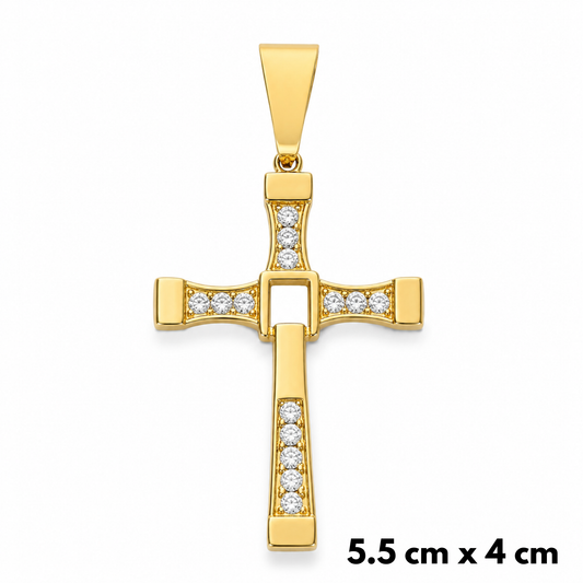 Classic Cross Pendant Gold
