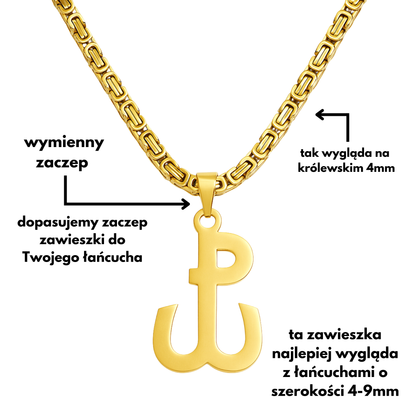 Fighting Poland Pendant Gold