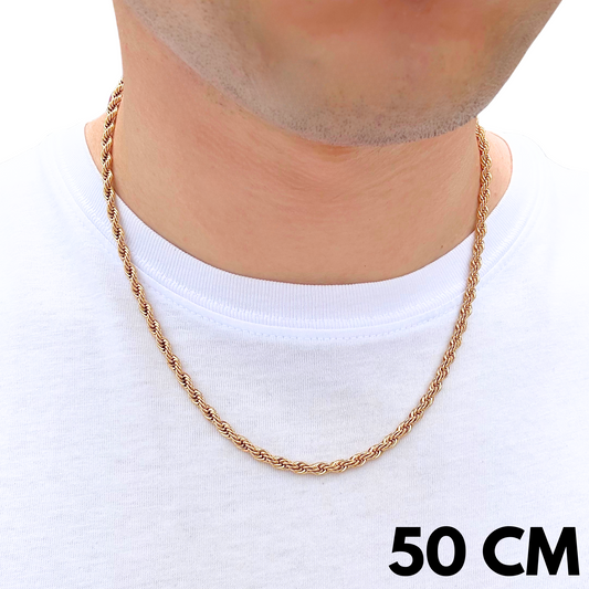 Gold Rope Chain - 3mm