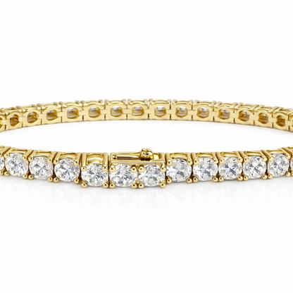Gold Tennis Bracelet - 5mm