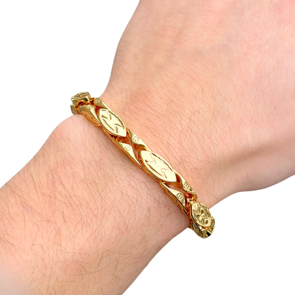 Gold Magnate Bracelet - 7mm