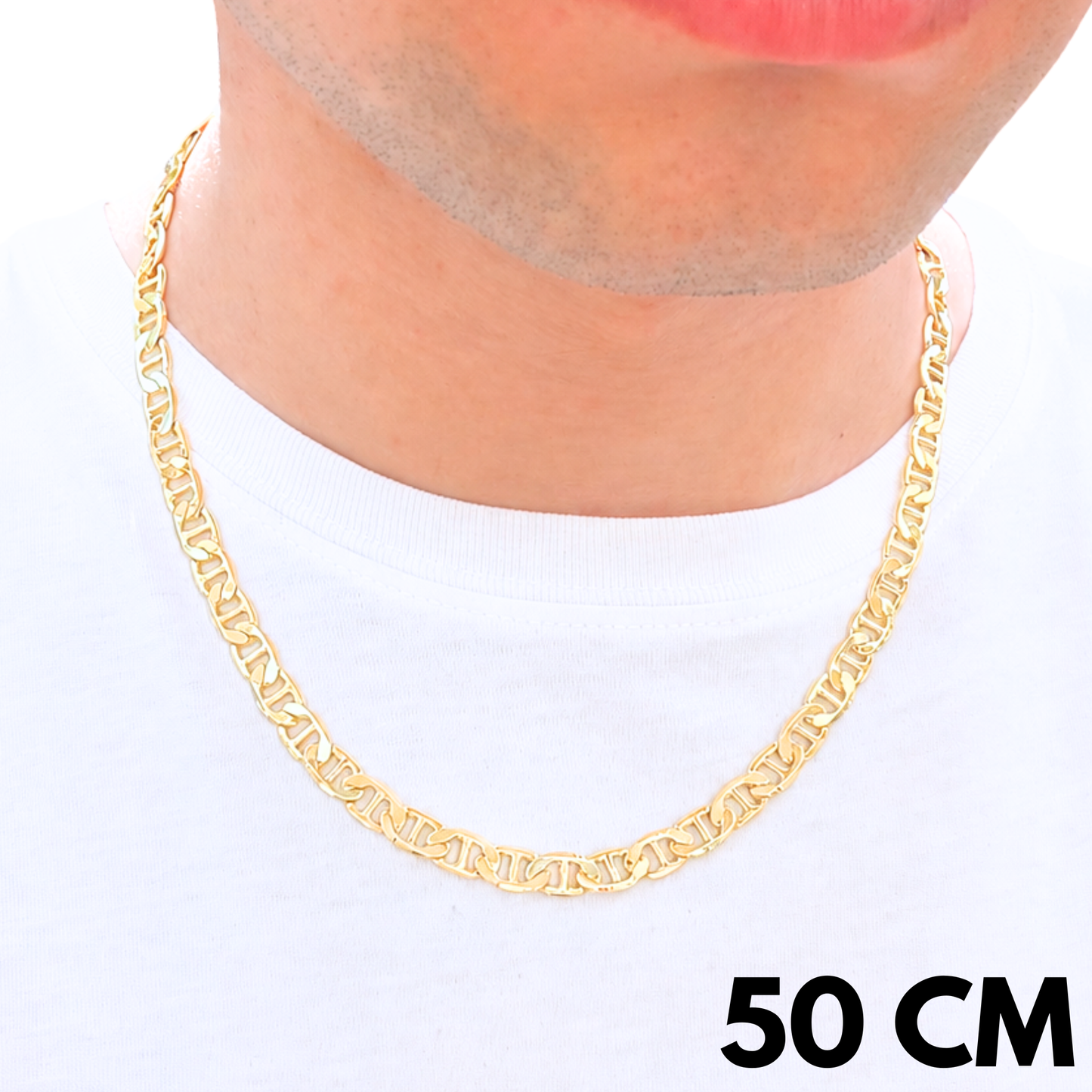 Gold Mariner Chain - 7mm