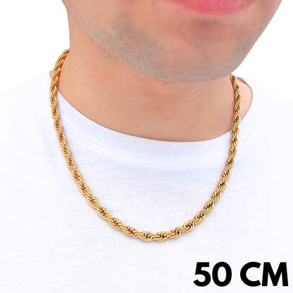Gold Rope Chain - 6mm