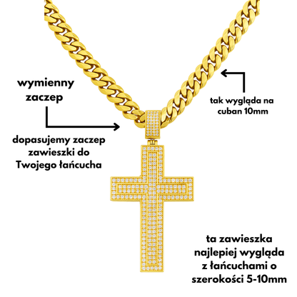 Loyalty Cross Pendant Gold