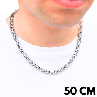 White Gold Royal Chain - 6mm