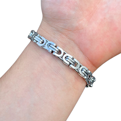 White Gold Noble Bracelet - 8mm