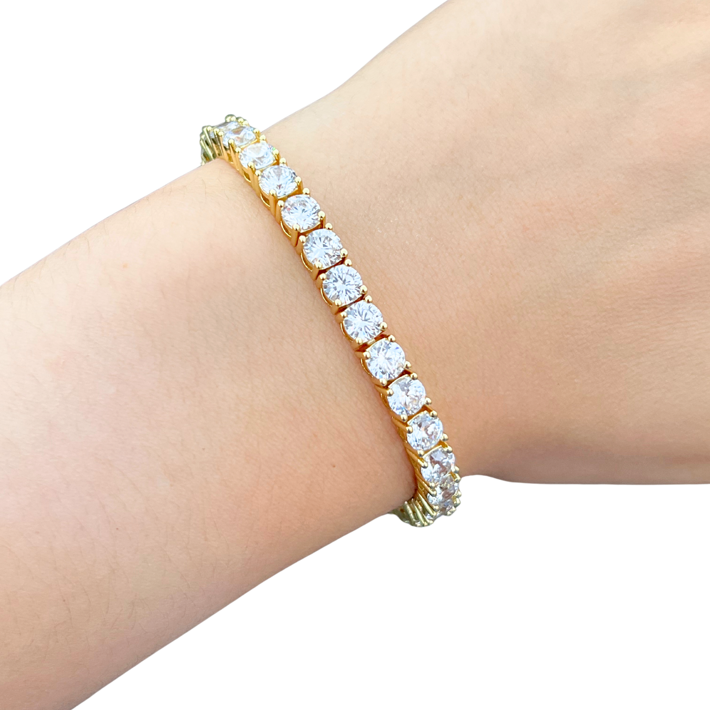 Women's Gold Tennis Bracelet - 5mm