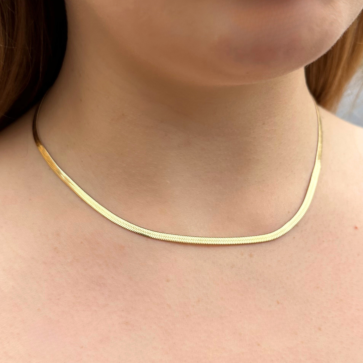 Women's Gold Snake Chain - 3mm