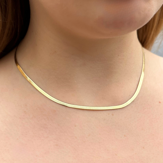 Women's Gold Snake Chain - 3mm