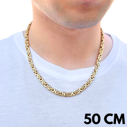 Gold Noble Chain - 6mm
