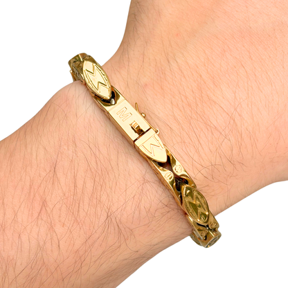 Gold Magnate Bracelet - 7mm