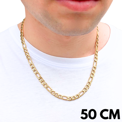 Gold Figaro Chain - 7mm