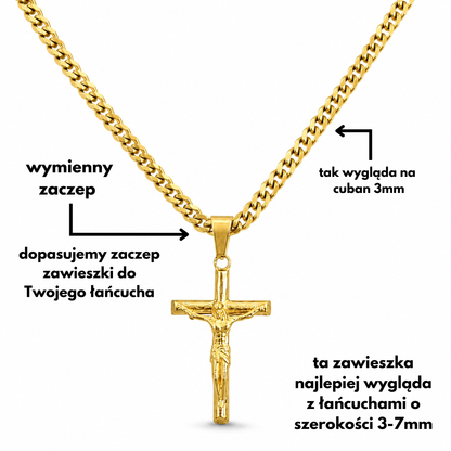 Crucifix Pendant Gold