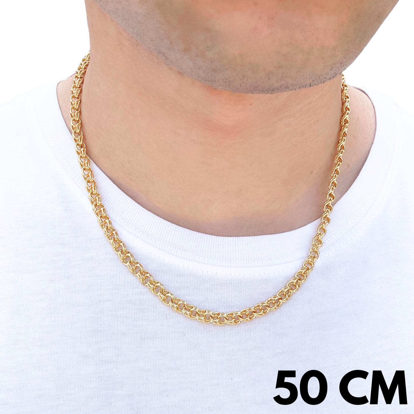 Gold Garibaldi Chain - 5mm