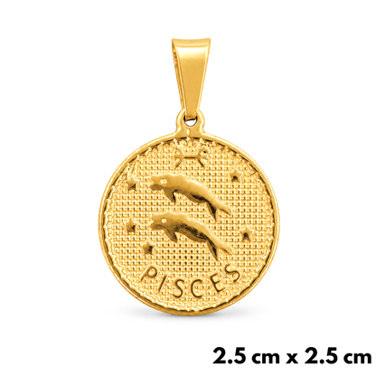 Pisces Pendant Gold