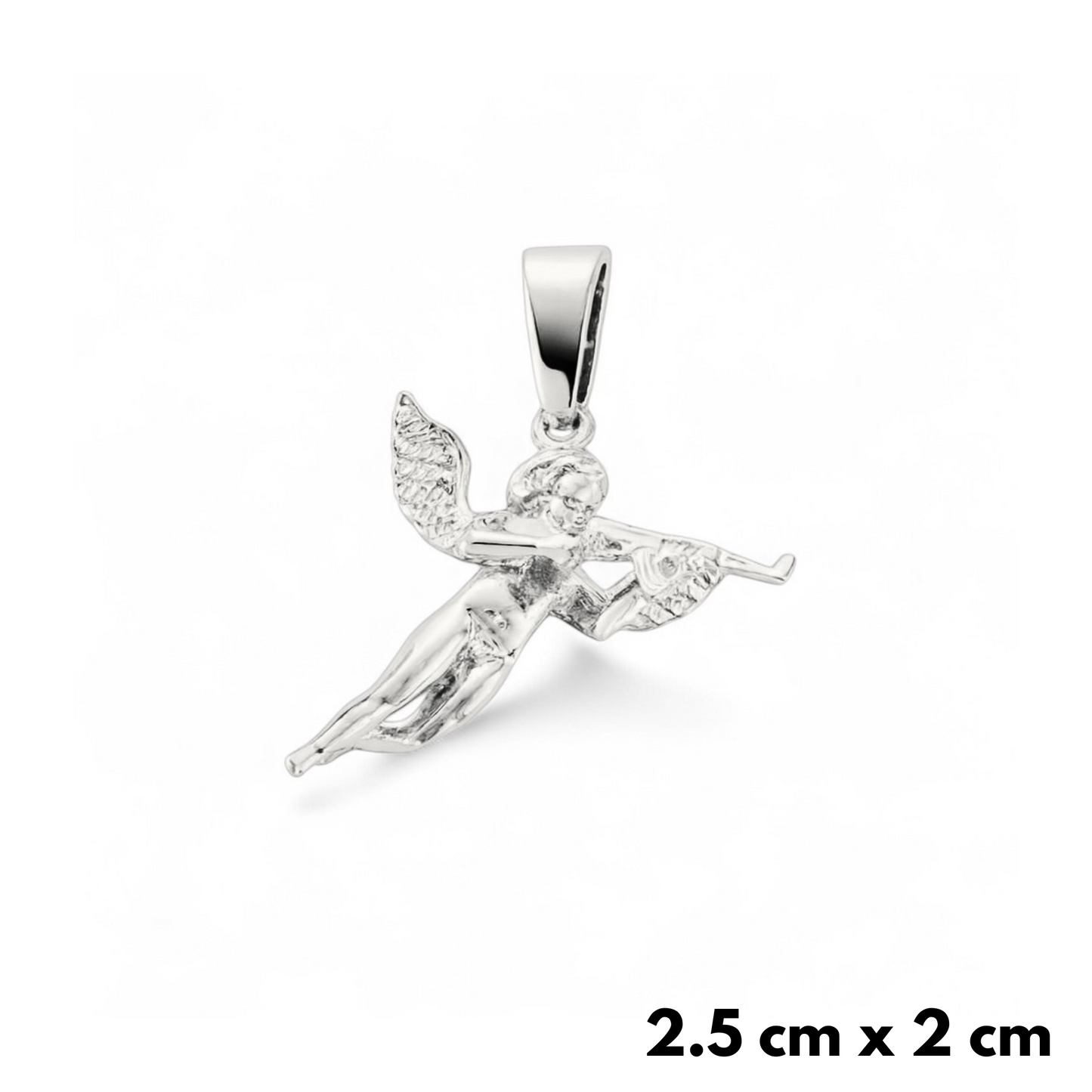 Angel Pendant White Gold